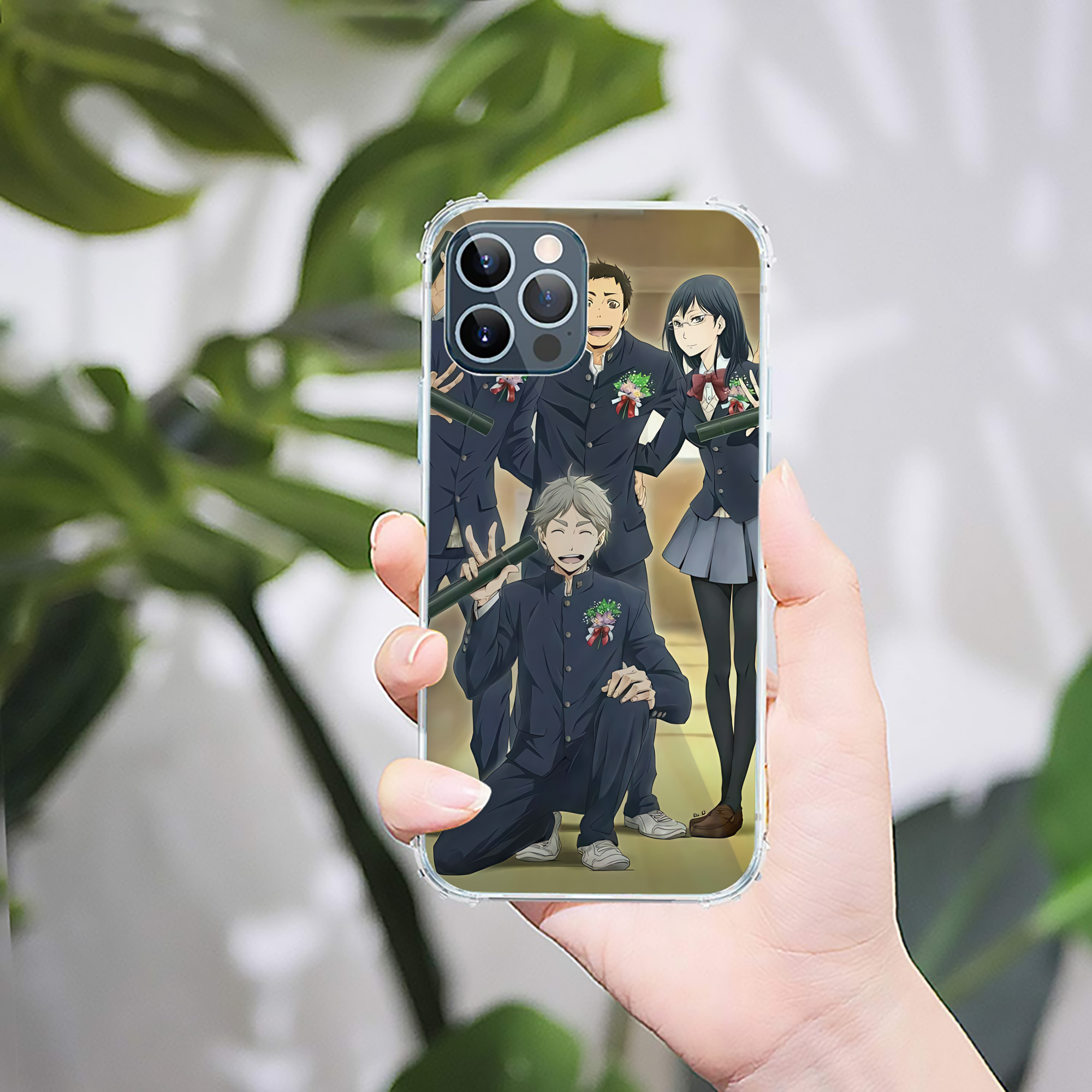 （画像用） ハイキュー!! Haikyu!! 【iPhone 12シリーズ対応】透明スマホケース（クリアソフトケース）